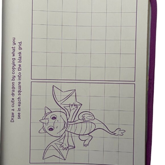 Dragon Kingdom Colouring Set with Lap Desk – Kids 32-Page Book, 100+ Stickers - Picture 6 of 7